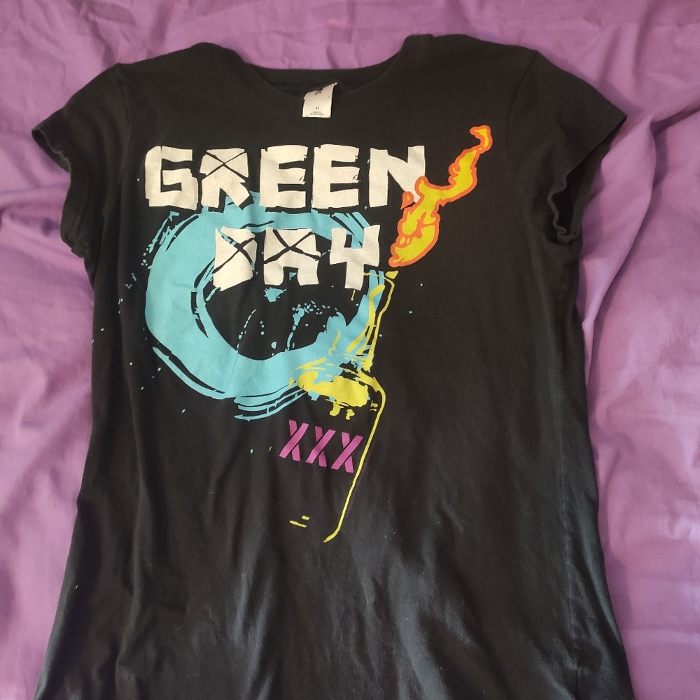 Vintage green day shirt